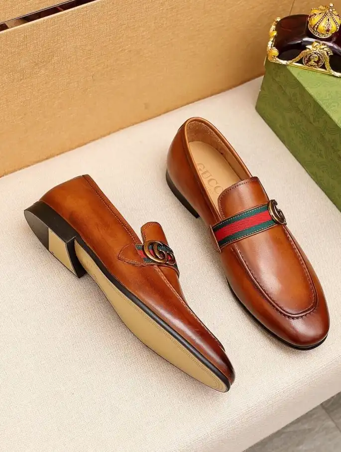 hype Gucci Leather Shoes