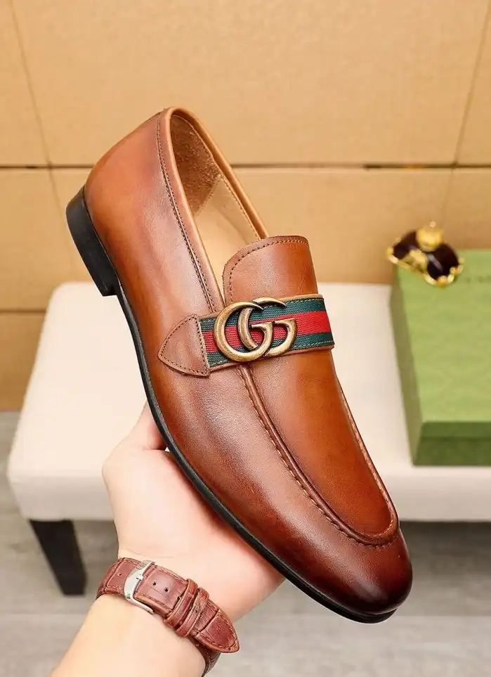 hype Gucci Leather Shoes