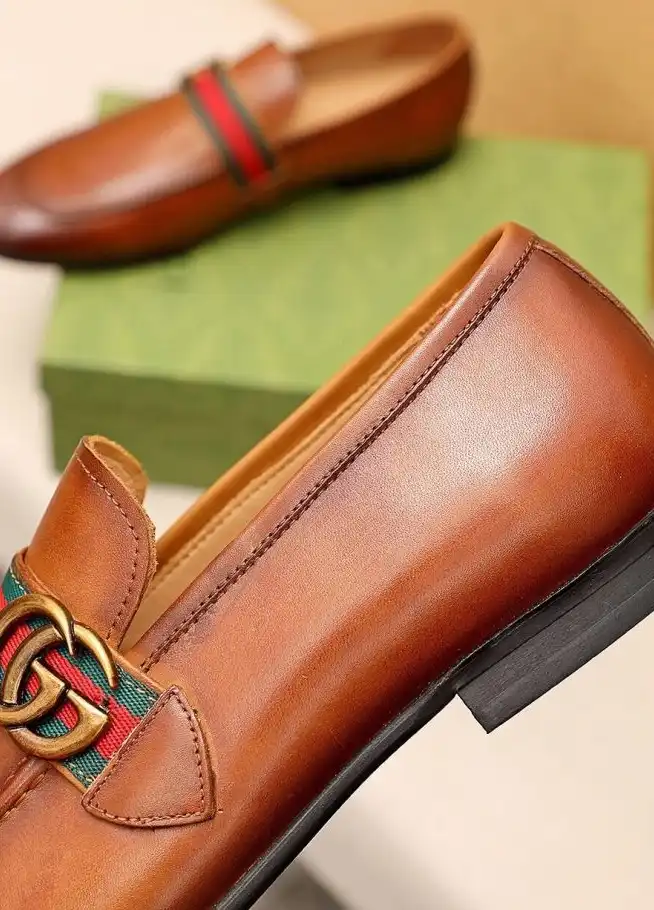 hype Gucci Leather Shoes