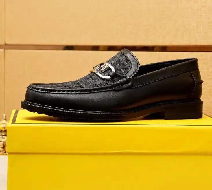 hype Fendi Leather Shoes