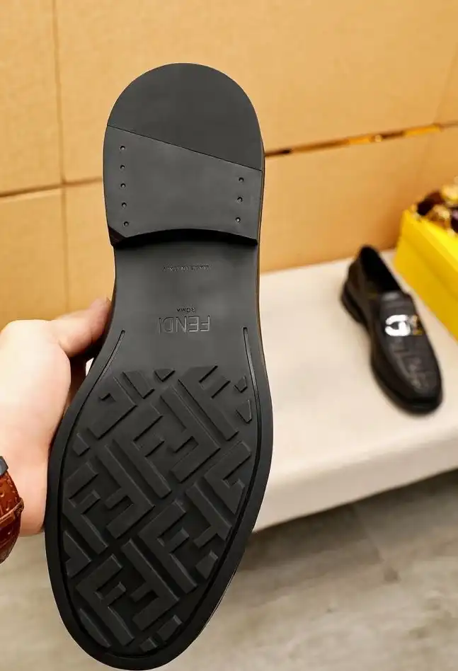 hype Fendi Leather Shoes