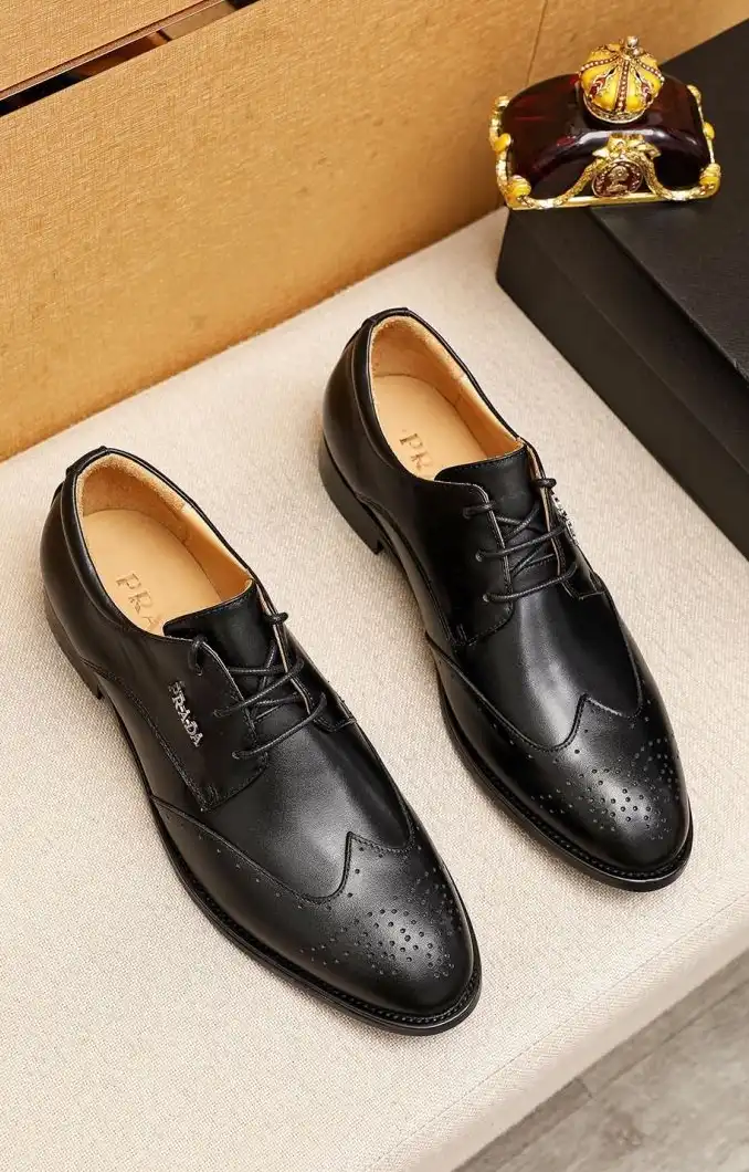 hype Prada Leather Shoes