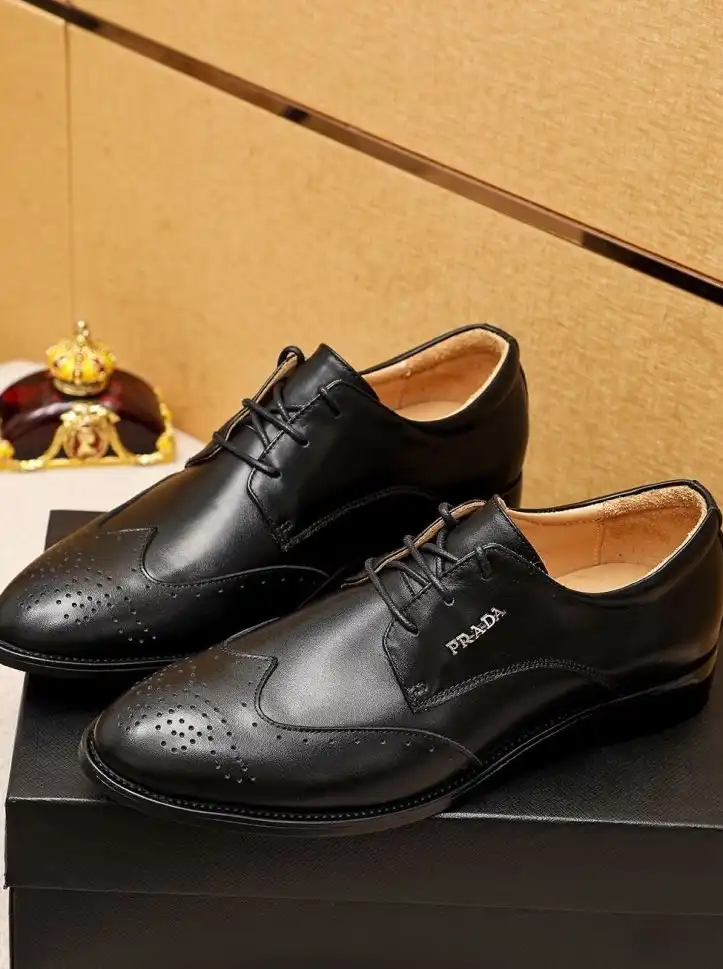 hype Prada Leather Shoes