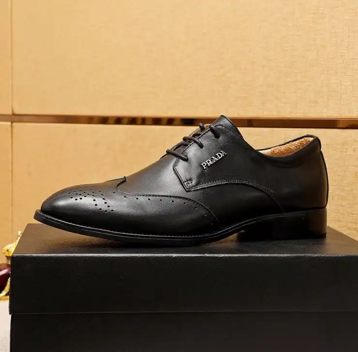 hype Prada Leather Shoes