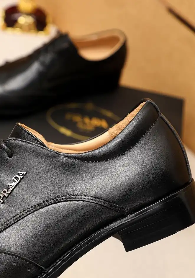 hype Prada Leather Shoes