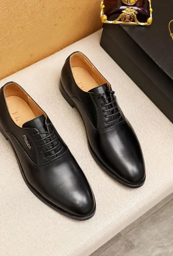 hype Prada Leather Shoes