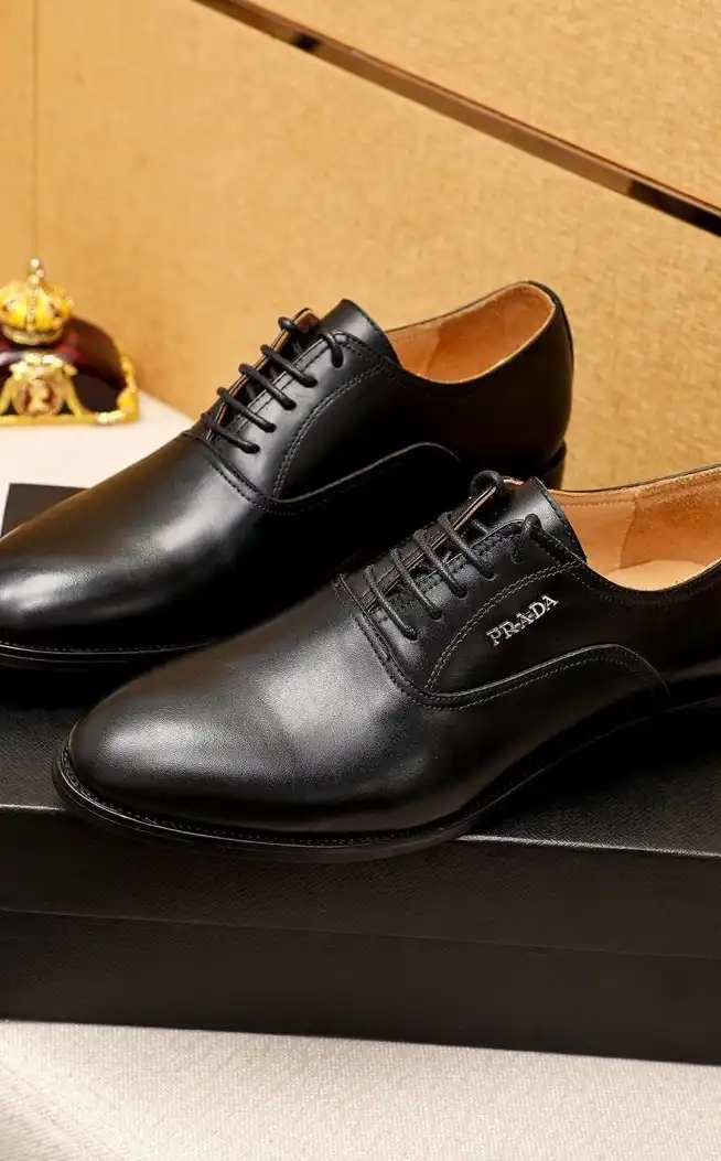 hype Prada Leather Shoes