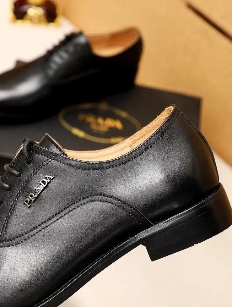 hype Prada Leather Shoes