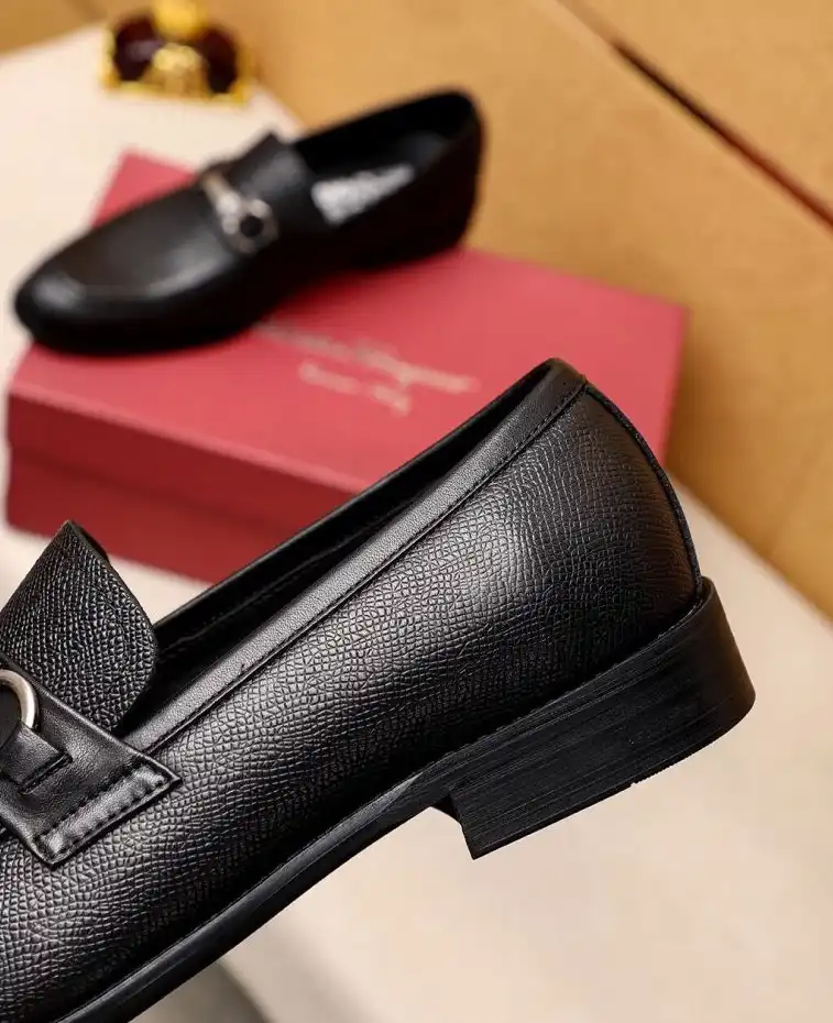 hype Ferragamo Leather Shoes