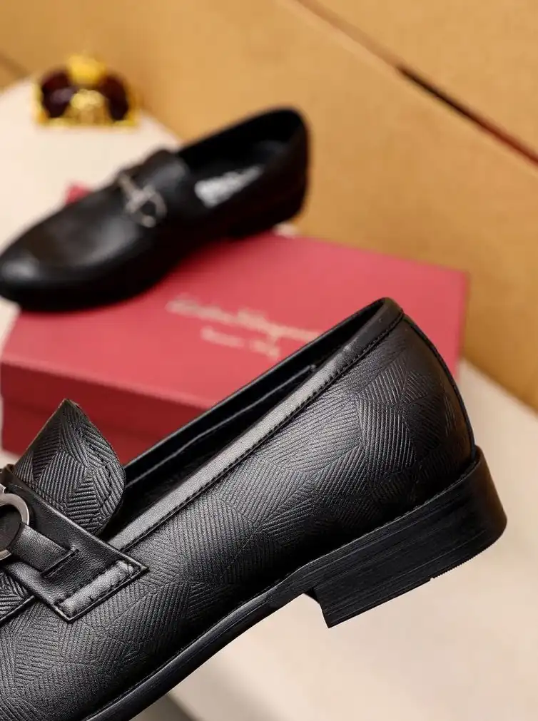 hype Ferragamo Leather Shoes