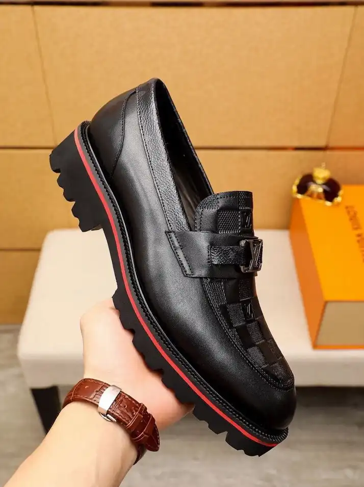 hype LV Leather Shoes