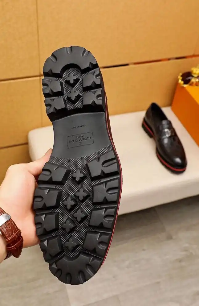 hype LV Leather Shoes