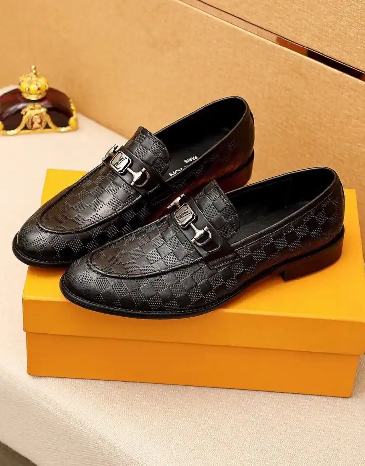 hype LV Leather Shoes