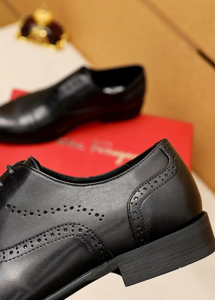 hype Ferragamo Leather Shoes