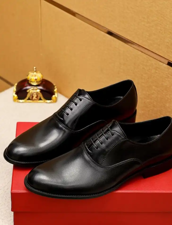 hype Ferragamo Leather Shoes