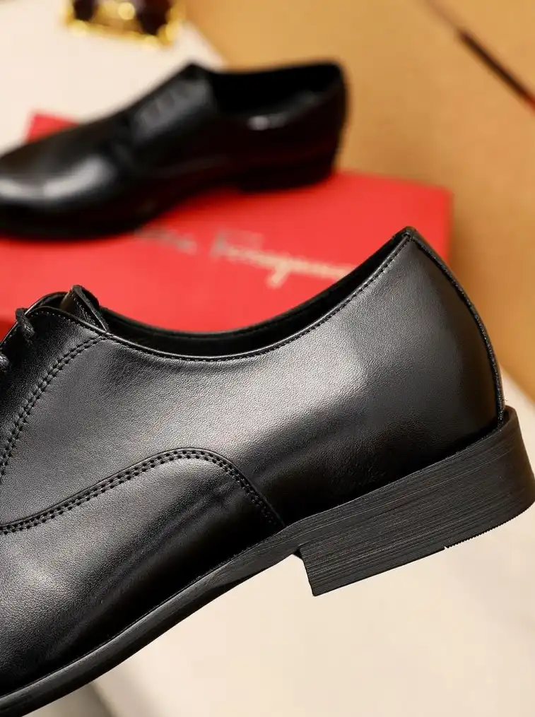 hype Ferragamo Leather Shoes