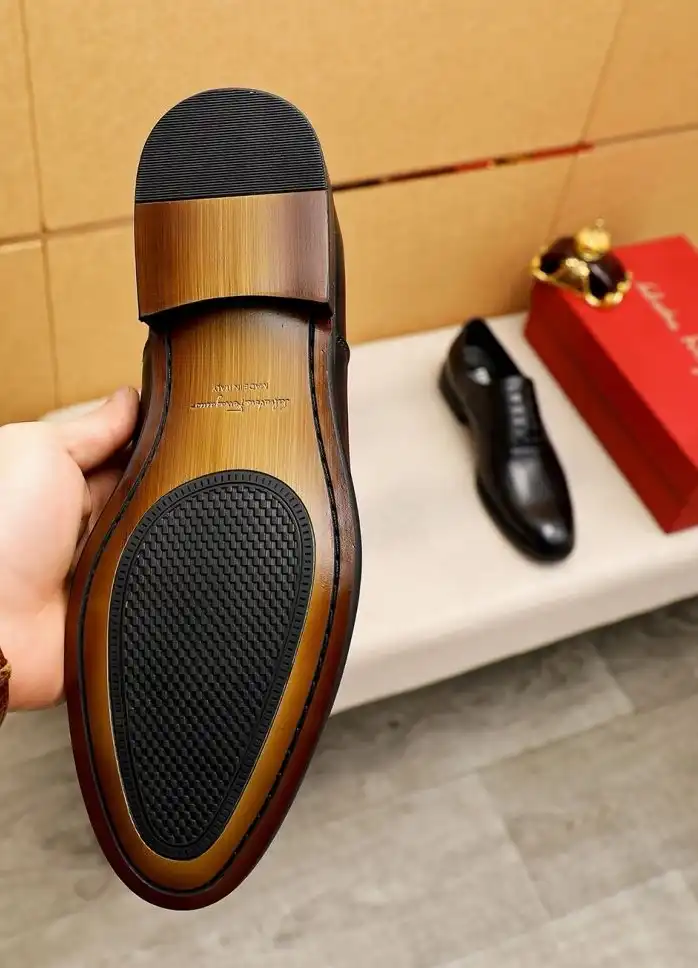 hype Ferragamo Leather Shoes