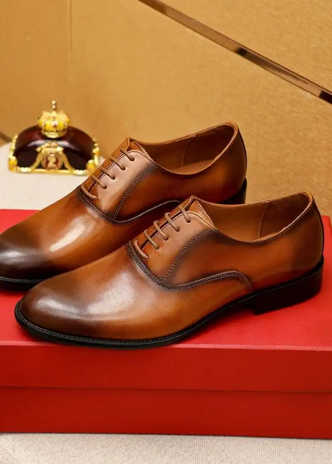 hype Ferragamo Leather Shoes