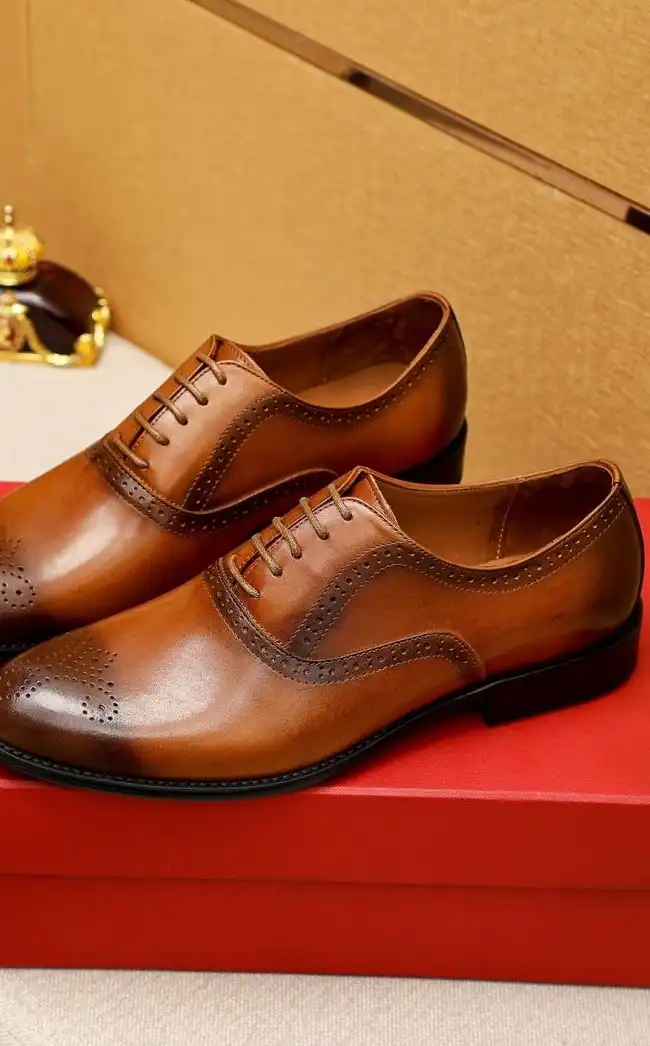 hype Ferragamo Leather Shoes