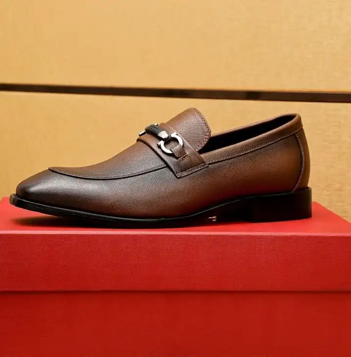 hype Ferragamo Leather Shoes