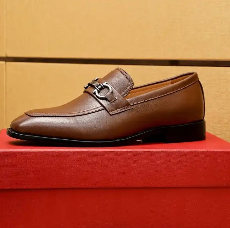 hype Ferragamo Leather Shoes