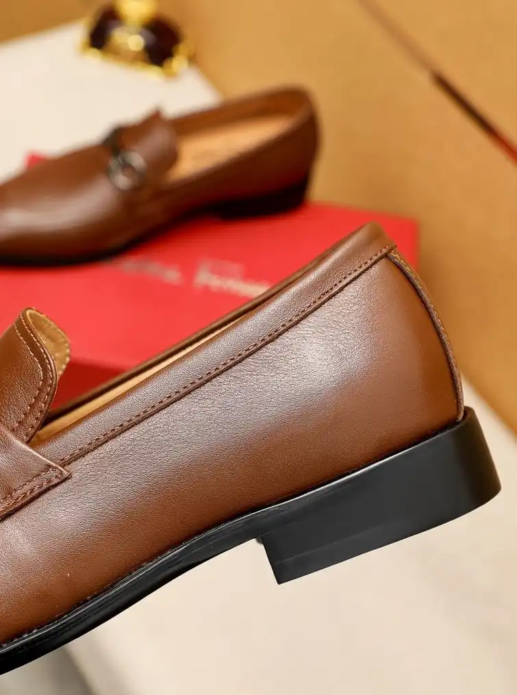 hype Ferragamo Leather Shoes