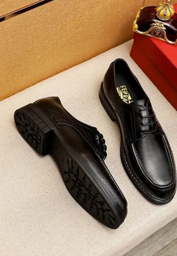 hype Ferragamo Leather Shoes