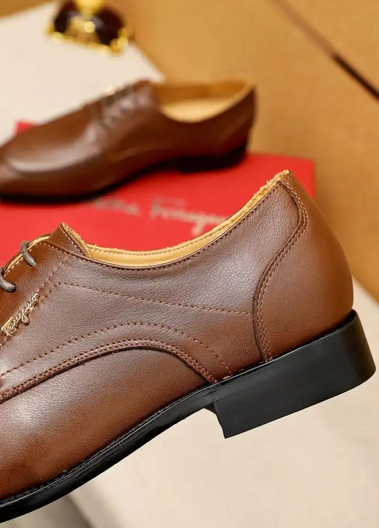 hype Ferragamo Leather Shoes