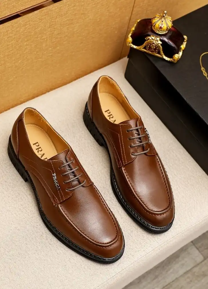 hype Prada Leather Shoes