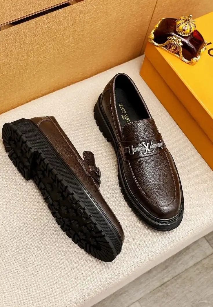 hype LV Leather Shoes