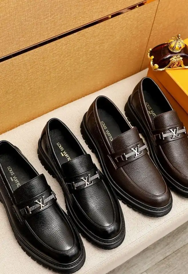 hype LV Leather Shoes