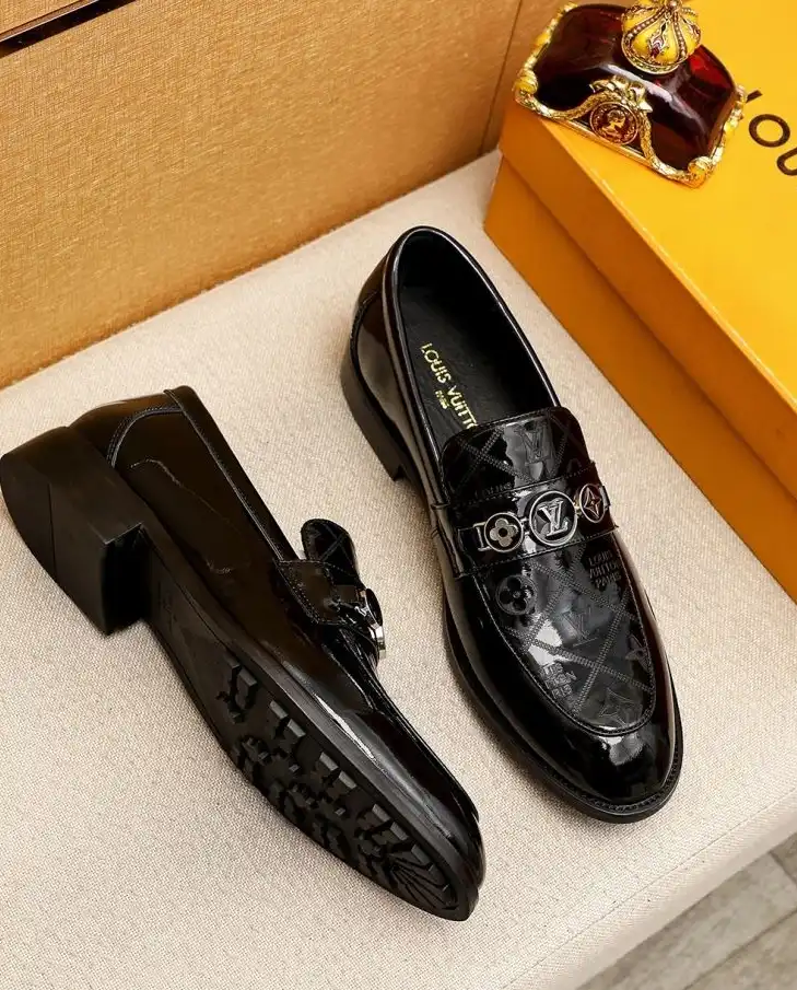 hype LV Leather Shoes