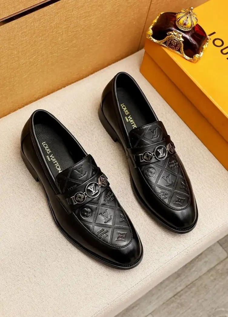 hype LV Leather Shoes