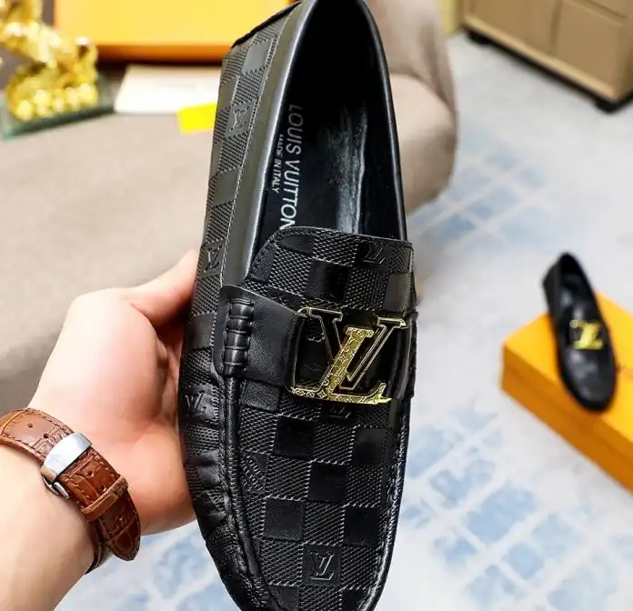 hype LV Leather Shoes