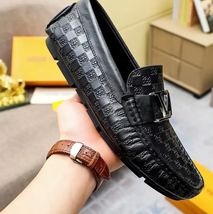 hype LV Leather Shoes