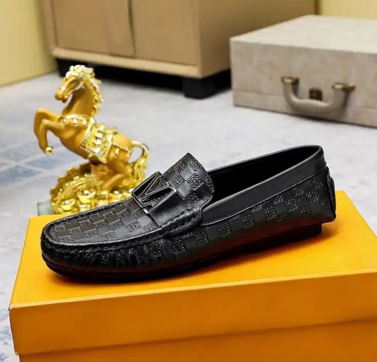 hype LV Leather Shoes