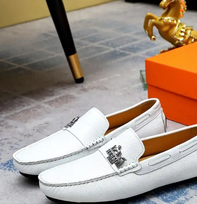 hype Hermes Leather Shoes