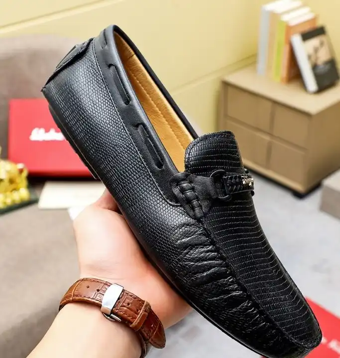 hype Ferragamo Leather Shoes