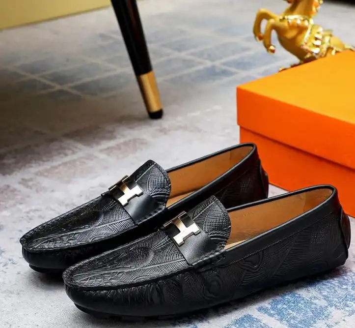 hype Hermes Leather Shoes