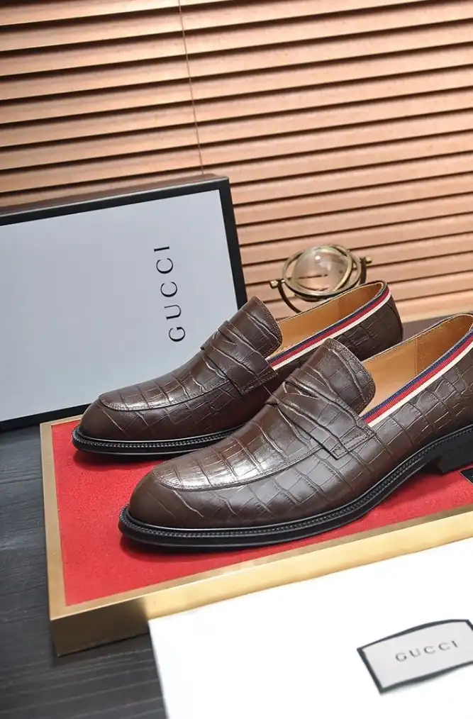 hype Gucci Leather Shoes