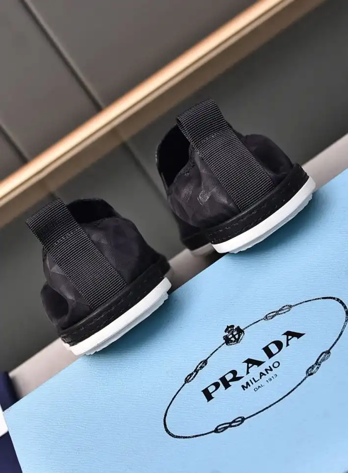 hype Prada Leather Shoes