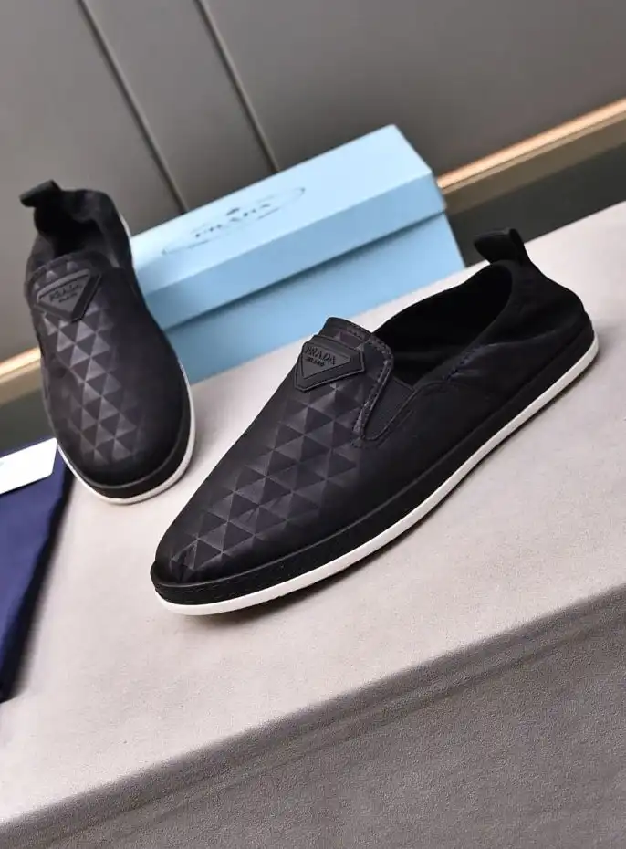 hype Prada Leather Shoes