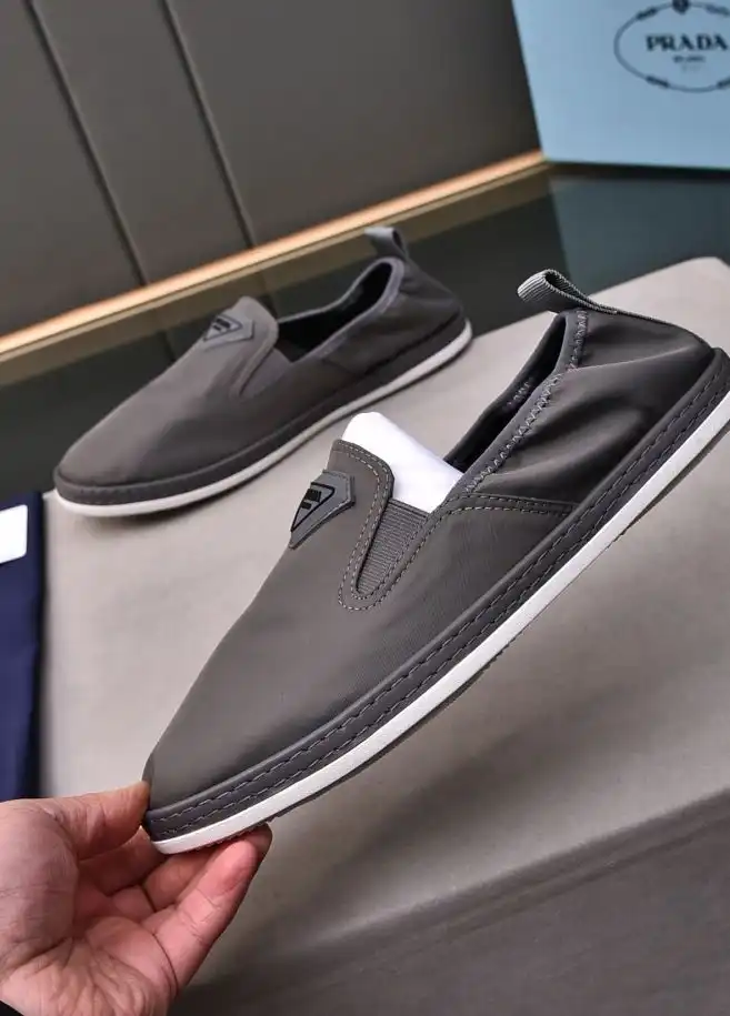 hype Prada Leather Shoes