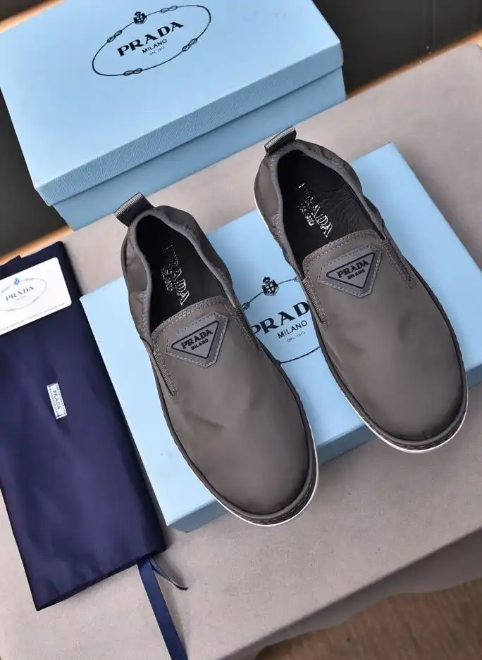 hype Prada Leather Shoes