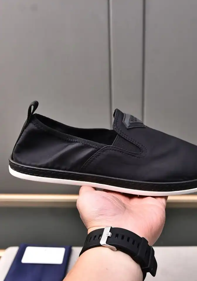 hype Prada Leather Shoes