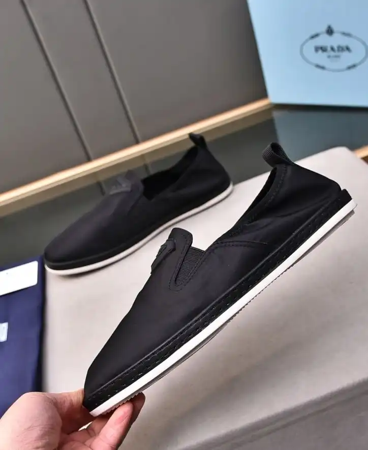 hype Prada Leather Shoes