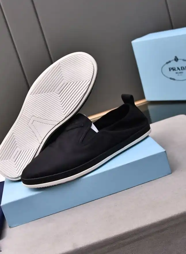 hype Prada Leather Shoes