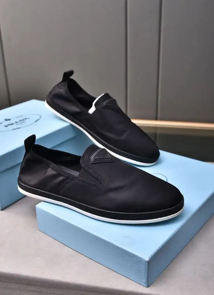 hype Prada Leather Shoes