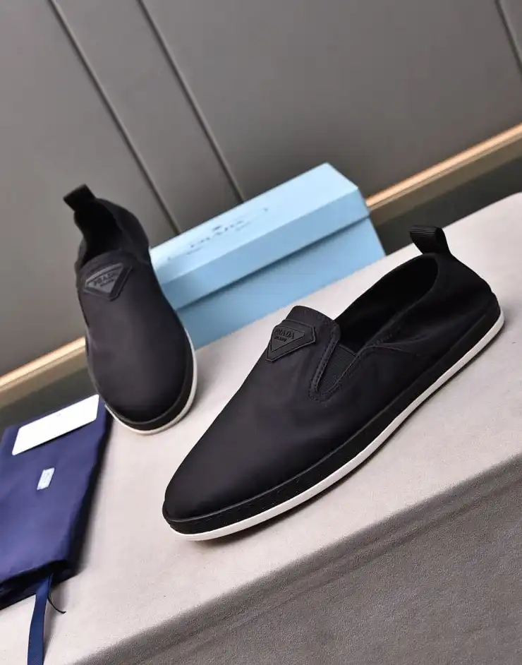 hype Prada Leather Shoes