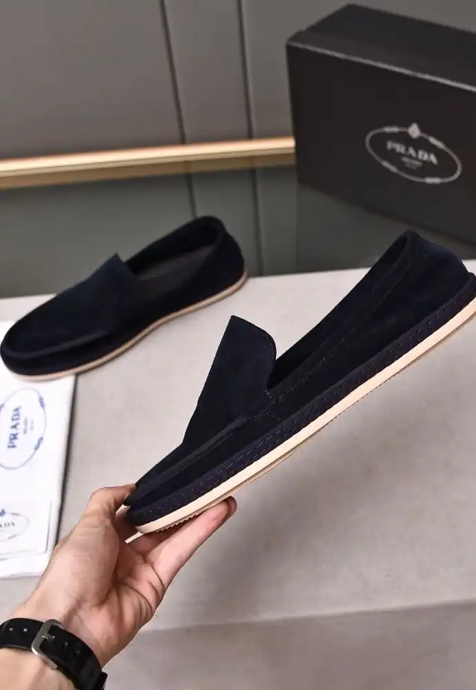 hype Prada Leather Shoes